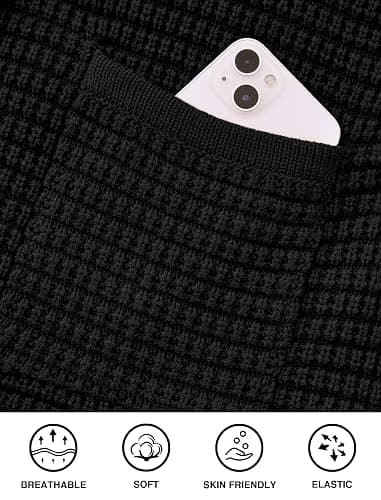 PRETTYGARDEN Women Knit Cardigan Sweaters Fall Fashion Long Sleeve Open Front Button Down Trendy Casual Jacket Winter Clothes thumbnail 3