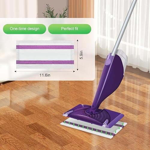 Chyodi 42 Count Disposable for Swiffer Wet Pads Refill Replacement for Swiffer WetJet Spray Mop, Extra Strong Dirt Locking and Water Absorbent, Powerful Stain Removal thumbnail 3
