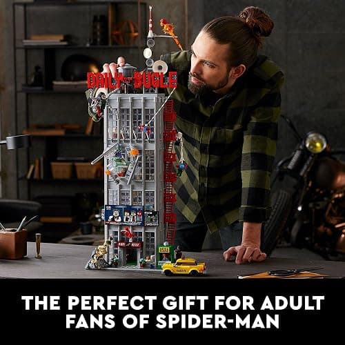LEGO Marvel Spider-Man Daily Bugle Building Sets for Adults - Display as Office or Book Shelf Decor - Gifts for Christmas - 25 Minifigures - 76178 thumbnail 3