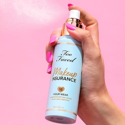 Too Faced Makeup Insurance Setting Spray | Hydrating, Long Lasting, Vegan + Cruelty Free, 4 Fl Oz thumbnail 4