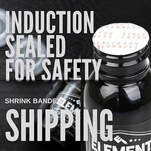 Element Tattoo Supply Nighthawk Black Tattoo Ink Vegan Professional 1oz | cruelty free formula, made in usa, richly pigmented for bold lines, smooth consistent flow, safe for human skin thumbnail 4