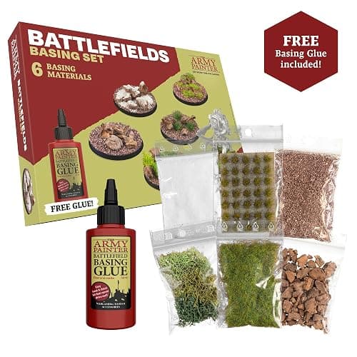 The Army Painter Battlefields Basing Set - Static Grass for Miniature Terrain Basing set - Static Grass & Free Basing Glue, Woodland Scenic Static Grass, Scenery Flocks - Master Quality Game Miniature thumbnail 3