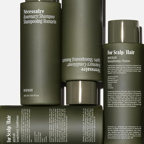 Nécessaire Rosemary Hair Duo | Multi-Protein Strengthening Shampoo + Conditioner For Thinning Hair. For Women + Men. Good For All Hair Types/Textures. Free Of Sulfates. Color-Safe. 250 ml / 8.4 oz thumbnail 3