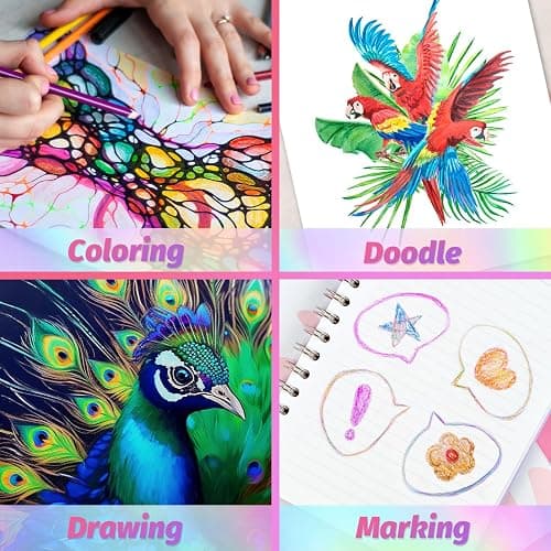Yangmei Stocking Stuffers, Stocking Stuffers for Teen Girls,12 Rainbow Colored Pencils, Teen Girl Gifts Trendy Stuff, Art Supplies for Kids 9-12, Gifts for 5-12 Year Old Girl, Arts and Crafts for Kids thumbnail 6