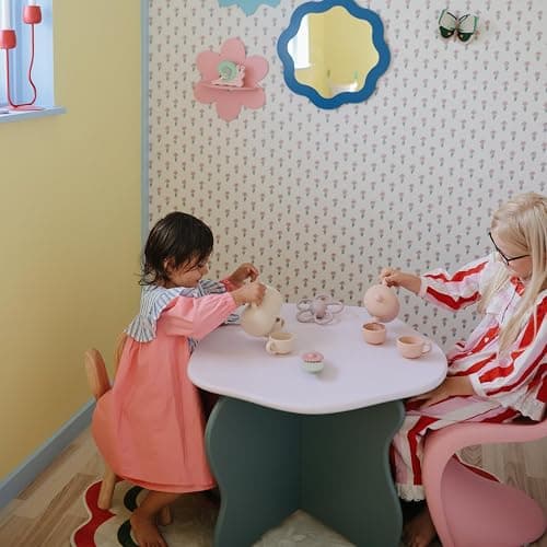 mushie Silicone Baby Tea Play Set | 4 Pieces Kitchen Play Toys for Toddlers 10 Months+ (Shifting Sand) thumbnail 2