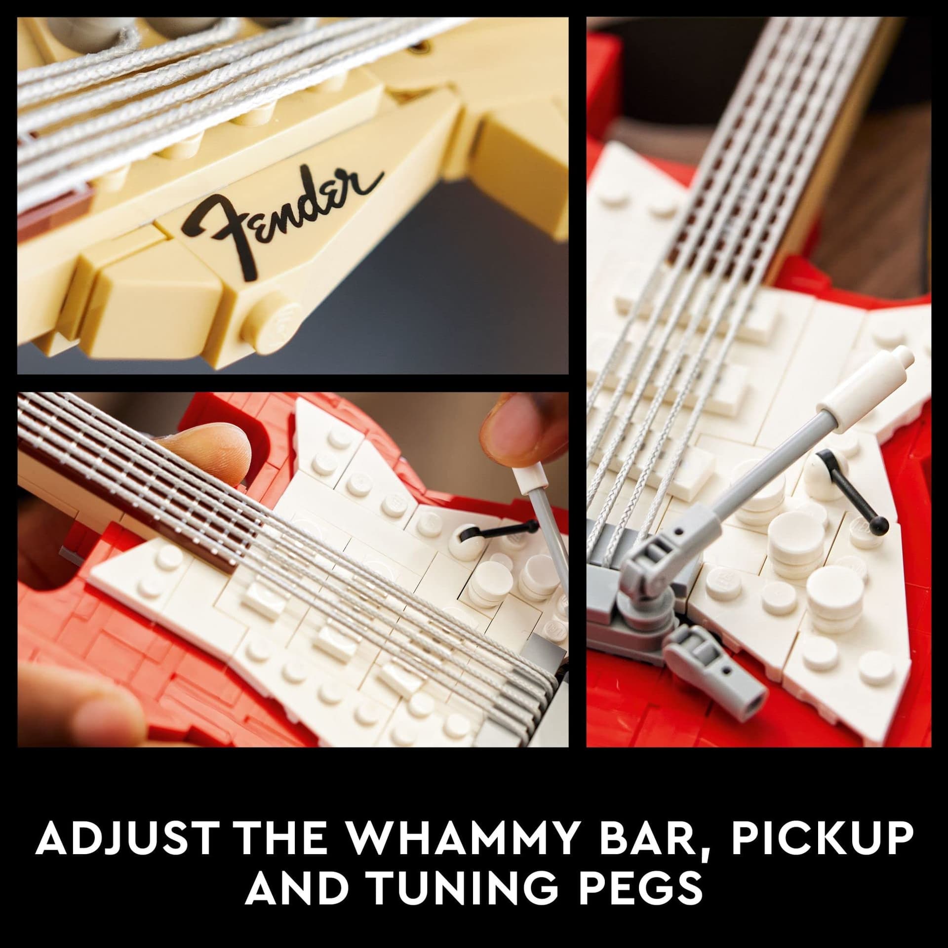 21329 LEGO® Ideas Fender® Stratocaster™; Kit de Construção de Guitarra (1079 peças) thumbnail 4