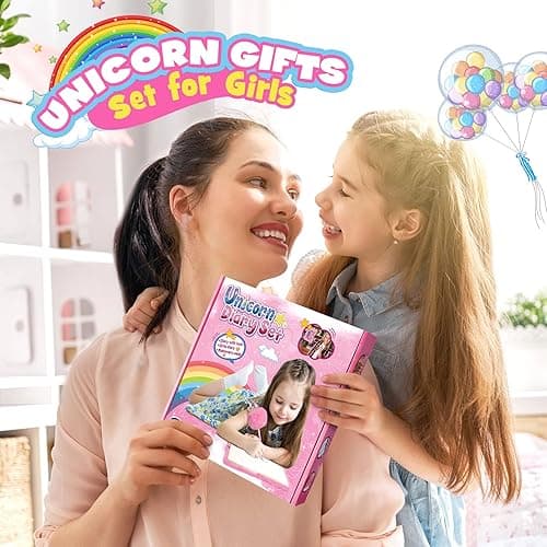 Gifts for 4-12 Year Old Girls, Luckades Unicorn Toys Diary with Lock for Girls Age 4-12 Educational Toys Unicorn Journal Notebook Unicorn Gifts for Girls Age 4-12 - Unicorn Diary thumbnail 7