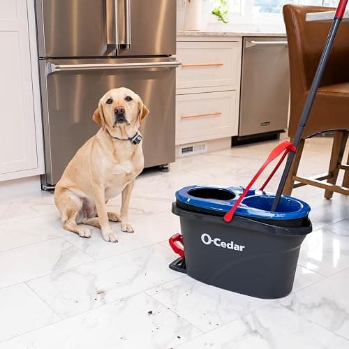 O-Cedar RinseClean Spin Mop & Bucket System + 1 Extra Mop Head | Clean with Clean Water | Removes 99% of Bacteria thumbnail 11