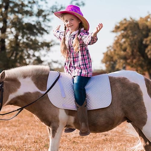 Rollda Boys Cowboy Boots Kids Western Boots Square Toe Girls Cowgirl Boots for Toddler/Little Kid/Big Kid thumbnail 3