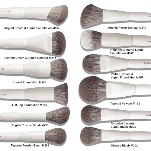 VYNESTRA 30 Pcs Pro Grade Makeup Brushes Set with Dense Ultra Soft Bristle,Elegant Design Luxury Make up Brushes for Foundation,Face Blending Powder, Contour, Bronzer,Highlight, Concealer, Eyeshadow thumbnail 6