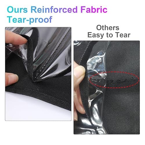 Mity rain 12+1 Playmat Tube Holder for MTG with Tube Slot, Hangable Playmat Holder Storage Bag, Transparent PVC Protection with Quick-Access Slots, Fits 24x14 Standard Mats Compatible with TCG/MTG thumbnail 7