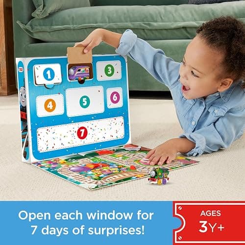 Thomas & Friends Toy Trains Gift Set Thomas’ 7 Days of Surprises, 10-Piece Diecast Vehicles with Cargo for Kids Ages 3+ Years (Amazon Exclusive) thumbnail 6