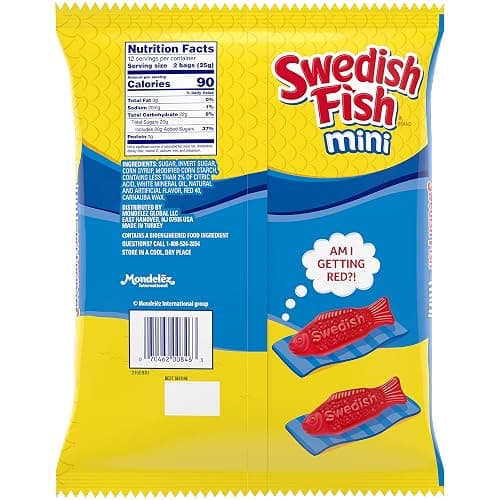 SWEDISH FISH Mini Soft & Chewy Candy, 576 Total Snack Packs (24 Bags) thumbnail 16