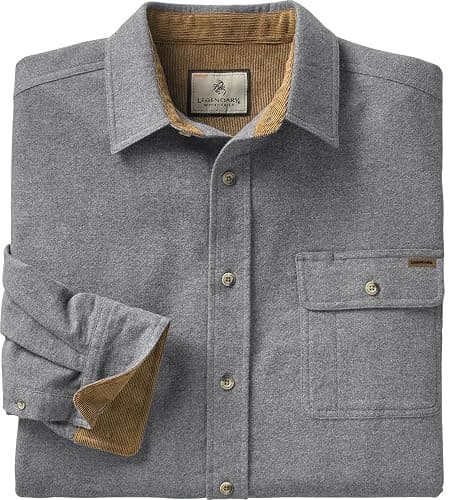 Legendary Whitetails Men's Flannel Shirt Long Sleeve Button Down 100% Cotton thumbnail 5