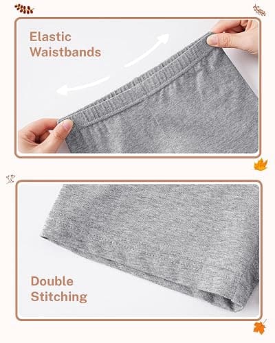 ZUEMET 3 Pack Baby Girls Bike Shorts Toddler Girl Athletic Dance Short Soft Cotton Summer Clothes Size 18M-5T thumbnail 6