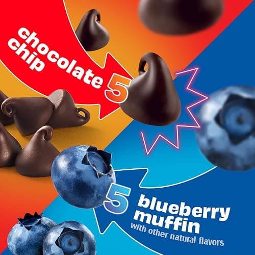 KIND Kids Granola Bars Variety Pack, Gluten Free, Low Sodium, Peanut and Tree Nut Free Snacks, Chocolate Chip, Blueberry Muffin, 5g Protein, 10 Count thumbnail 6