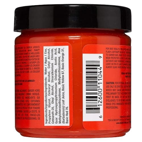 MANIC PANIC Classic Psychedelic Sunset Semi Permanent Hair Color - Neon Orange Hair Dye for Women & Men That Lasts 4-6 Weeks - Vegan, Ammonia & Cruelty-Free - Create & Mix Custom Shades (4oz) thumbnail 9