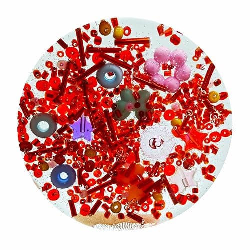 Remeltable Pick Pad with Silicone Mold Reusable Pick Pad for Skin Picking Fidget Toys Reusable Picking Pad for Trichotillomania Over 30 Uses Improved Design (Red) thumbnail 3