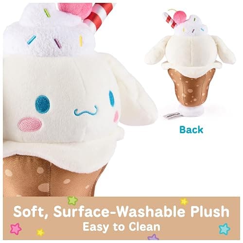 GUND Sanrio Official Hello Kitty and Friends Cinnamoroll Root Beer Float Plush, Collectible Plush Toy, Stuffed Animal for Ages 1 and Up, Pink, 8” thumbnail 7