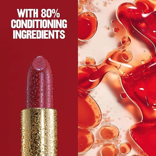 Revlon Super Lustrous Lipstick, Creamy Formula For Soft, Fuller-Looking Lips, Moisturized Feel, 803 Whiskey Business, 0.15 oz thumbnail 5