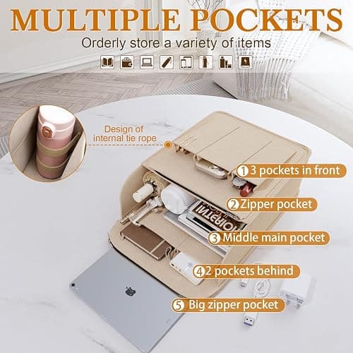 APSOONSELL Backpack Organizer Insert, Felt Bag Organizer for Rucksack Shoulder thumbnail 3