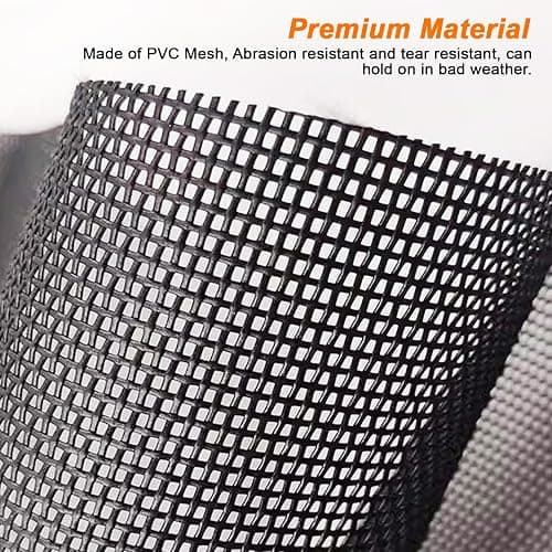Telimocy UTV ATV Mesh Trash Bag,Universal UTV Trash Storage Sack Compatible With Polaris RZR,Can-Am,CFmoto,Teryx,Kawasaki,Golf Cart,Arctic Cat (American Flag) thumbnail 4