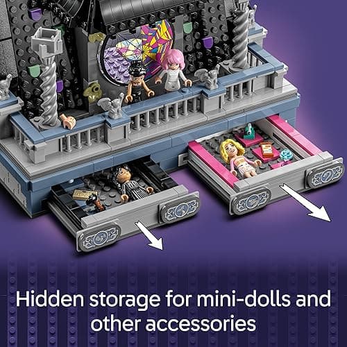 LEGO Wednesday & Enid's Dorm Room Playset - Building Toy for Pretend Play with 4 Minifigures - Wednesday Addams Doll for Kids, Girls & Boys, Ages 10+ - Gift Idea for Birthday - 76781 thumbnail 6