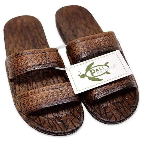 Pali Hawaii Light Brown JANDAL + Certificate of Authenticity - Image 1