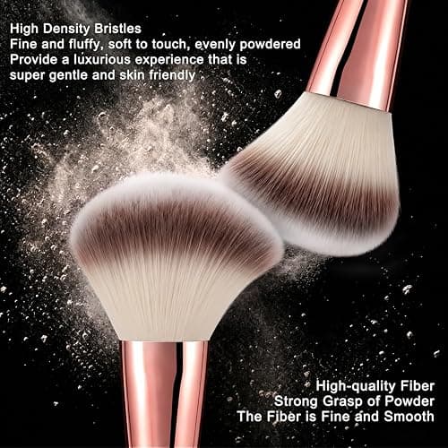 HGHDBT 70Pcs Pink Makeup Brushes Set Professional Makeup Kit Multi-functional Makeup Tool Set with Case Facial Makeup Accessories, Foundation Makeup Brush Kit Eye and Face Make up Brushes & Tools thumbnail 3