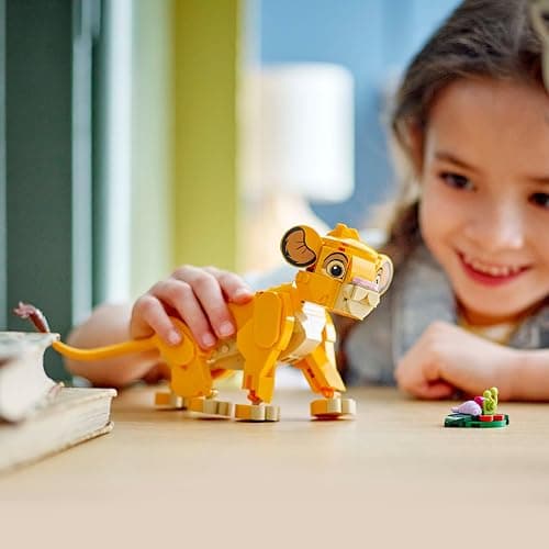 LEGO ǀ Disney Simba the Lion King Cub Building Toy for 6 Plus Year Old Girls & Boys, Construction Figure Playset, 1994 Movie Memorabilia Set, 30th Idea for Kids 43243 thumbnail 9