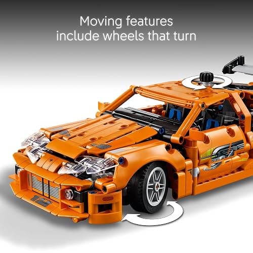 LEGO Technic Fast and Furious Toyota Supra MK4 Building Kit- Toy Car for Kids, Boys, and Girls, Ages 9+ - Creative Gift for Fast and Furious Car Fans - Realistic Engineering Details - 42204 thumbnail 3