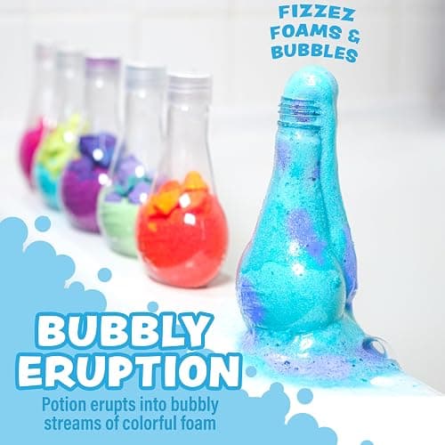 Tub Works® Kids Bath Bomb Potion™ Bath Toy, Variety 6 Pack | Nontoxic | Fizzes, Foams & Bubbles with an Eruption of Color | Interactive Bath Bombs | Fun Science Toddler Bath Toys thumbnail 2
