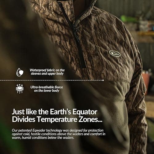 Drake Waterfowl 1/4 Zip Refuge Eqwader™ | Waterproof, Windproof, Breathable, Resistant, Outdoor Outerwear thumbnail 4