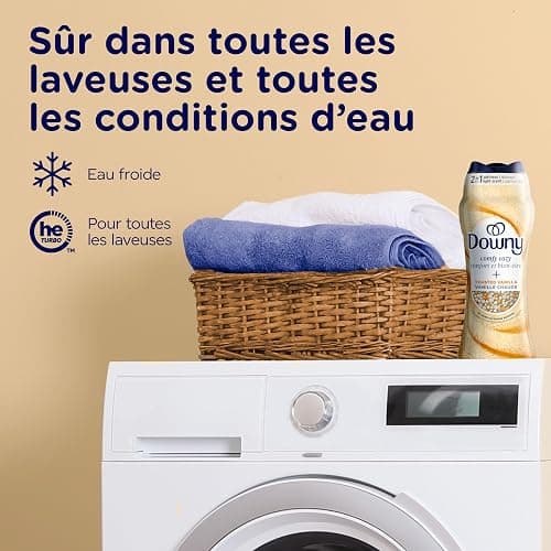 Downy Comfy Cozy In-Wash Laundry Scent Booster Beads, Toasted Vanilla Scent, Softness and Freshness, 549 Grams thumbnail 7