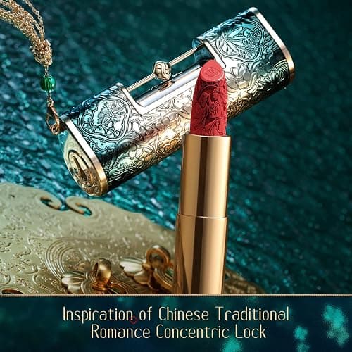 FLORASIS Blooming Rouge Love Lock Lipstick Long-Lasting Sculpting Lipstick Misty Matte Finish Lightweight Nourishing for Everyday Use (M7319 Love Remains) thumbnail 8