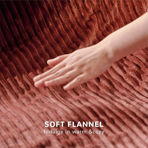 Heated Blanket Full Size 72"x84",ETL Certification-6 Heating Levels Electric Blanket&1-10 Hour Auto Off,Machine Washable Heating Blanket(RED) thumbnail 4