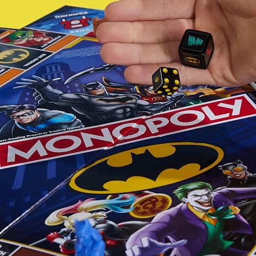 Monopoly Batman Edition Board Game | Monopoly Game for Batman Fans | Ages 8 and Up | 2 to 4 Players | Family Games | Strategy Games for Kids and Adults (Amazon Exclusive) thumbnail 5