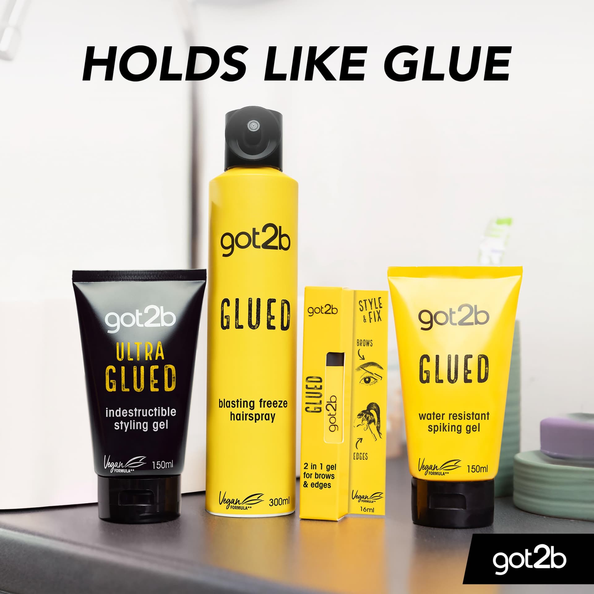 Got2b Glued Water Resistant Spiking Hair Gel 150 ml thumbnail 6