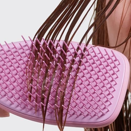 Tangle Teezer Ultimate Detangler Brush for Wet & Dry Hair, Eliminates Knots & Reduces Breakage for All Hair Types, Amazon Exclusive Rosebud thumbnail 9