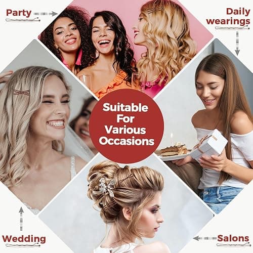 300 Pcs Bobby Pins Brown, EWAGOA Hair Pins for Women Girls and Kids, Invisible curled Hair clips with Storage box, Pain-Free Hairpins（2 Inch Brown） thumbnail 8