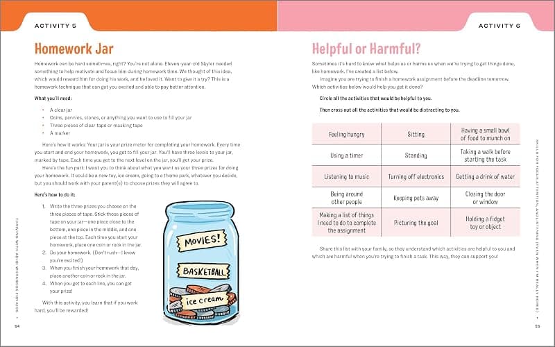Thriving with ADHD Workbook for Kids: 60 Fun Activities to Help Children Self-Regulate, Focus, and Succeed (Health and Wellness Workbooks for Kids) thumbnail 6