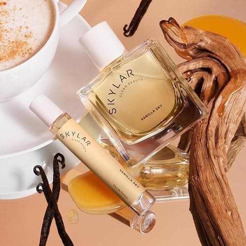 Skylar Vanilla Sky Roll On Travel Perfume for Women - Mini Vanilla Perfume, Cappuccino, Cinnamon & Cedar Notes - Hypoallergenic, Vegan, Clean Fragrance for Sensitive Skin - 10mL / 0.33 Fl oz thumbnail 4
