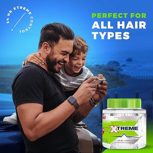 Xtreme Pro-Expert Clear Styling Hair Gel, 15.87 Oz, Pack of 2 | Alcohol Free, 24-Hours Xtreme Control, With Aloe Vera thumbnail 5
