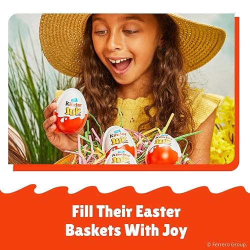 Kinder Joy Eggs, Bulk 15 Count, Holiday Treat Plus Toy, Sweet Creams and Chocolatey Wafer Bites, Stocking Stuffer for Kids, Individually Wrapped, 10.5 oz - 0.7 Ounce (Pack of 15) thumbnail 3