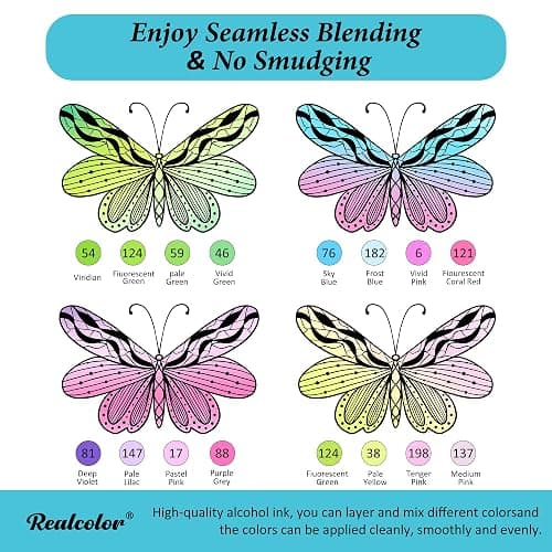 120 Alcohol Markers Set,Dual Tip Art Markers for Adult Coloring, Alcohol Marker Set for Drawing,Coloring,Sketching,Card Making,Illustration, Ideal for Artists, Designers & Crafters thumbnail 5