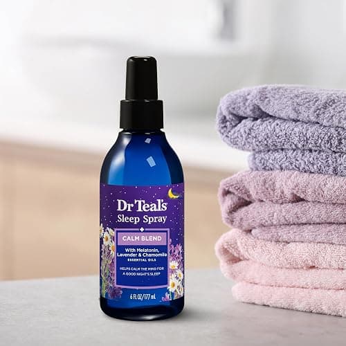 Dr Teal's Calm Blend Spray with Melatonin, Lavender & Chamomile Essential Oils, 6 fl oz (Pack of 3) thumbnail 9