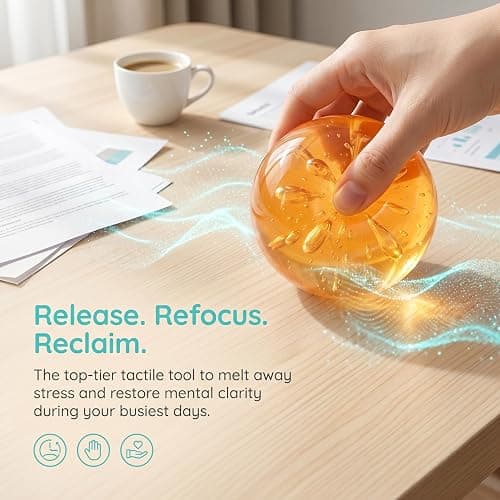 Coconut Oil Squishy Fidget Toys,Slow Rising Stress Ball for Stress Relief | Purple Coconut Oil Stress Ball,Squeezy Squishy Toys,Sensory Squeeze Toy for Anxiety Relief,Party Favors Gift for Adults Kids thumbnail 4