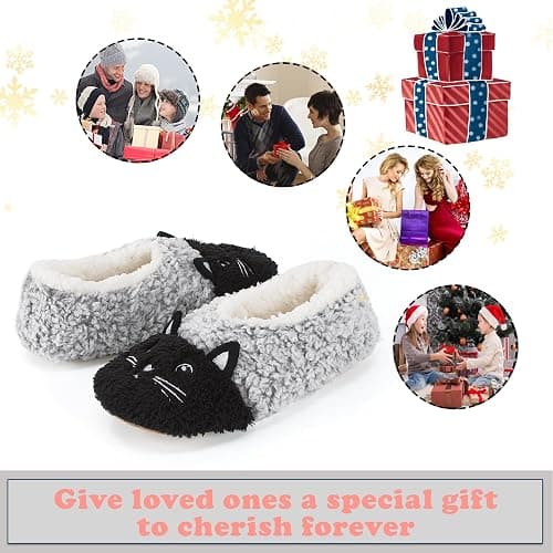 Cute Animal Slippers - Cat thumbnail 6