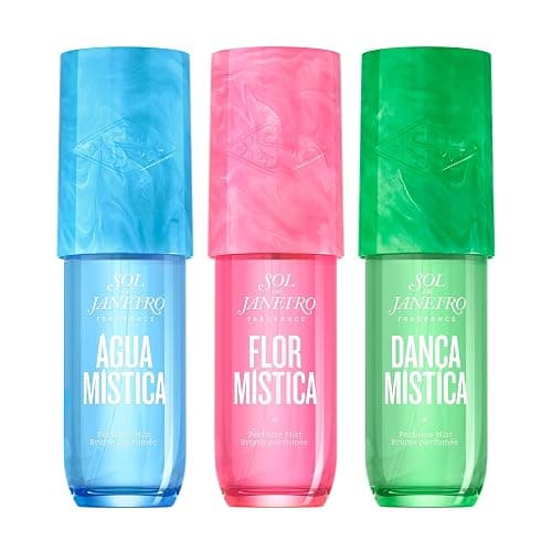 Sol de Janeiro Limited Edition Perfume Mist Travel Size Bundle | Agua, Flor, and Danca Mistica | 3 pc set - 3.0 fl oz/90 ml - Image 1