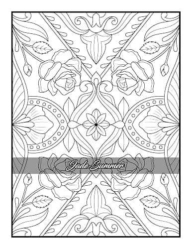 100 Amazing Patterns: An Adult Coloring Book with Fun, Easy, and Relaxing Coloring Pages thumbnail 27